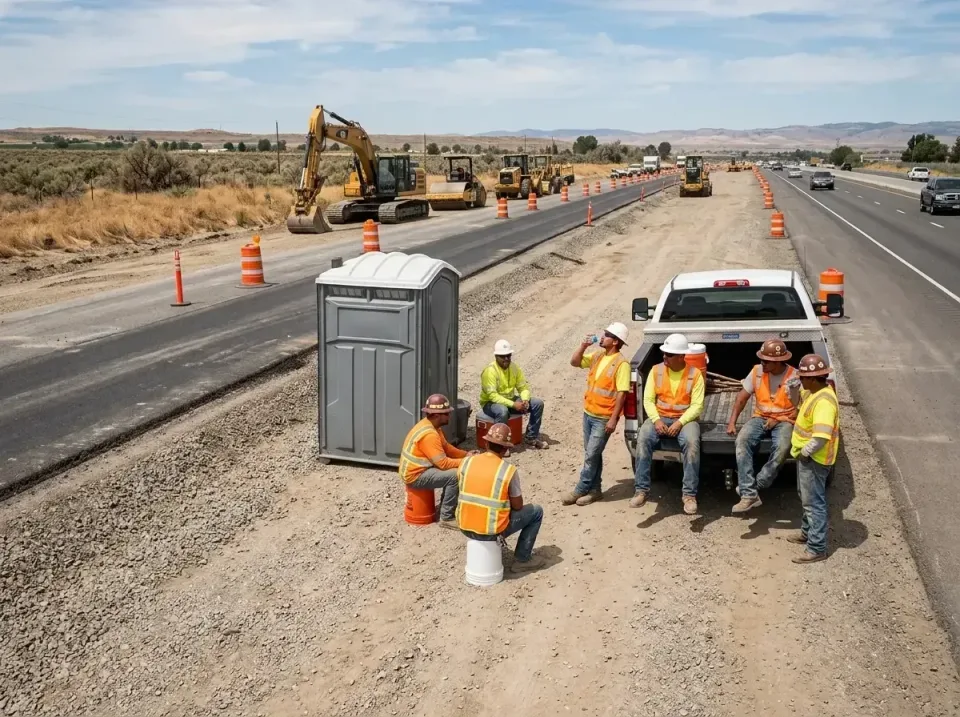 highway-road-construction-crew-007 — frequently asked questions, Porta Potty and Restroom Rentals in Temple City, CA
